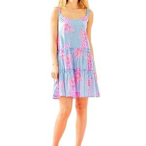 GUC Loro Dress in blue Peri Rum Swizzle Small
